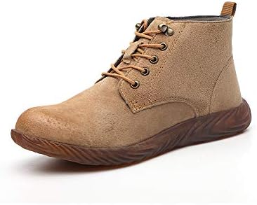 showcai Unisex Steel Toe Work Shoes Industrial&Construction Shoes Puncture Proof Safety Shoes …
