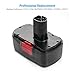 Powerextra 5.0Ah 19.2v Craftsman Lithium Replacement Battery Compatible with Craftsman C3, 130279005, 11375 11376, 11045,1323903, 315.115410, 315.11485, 315.114850, 315.114852,2Pack