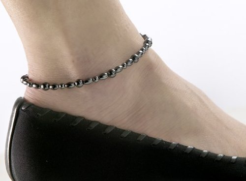 Magnetic Hematite Anklet 9.5"