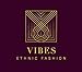 Vibes Women's Designer Pure Georgette Dress Materials Free Size Pink