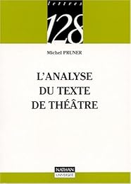 L' analyse du texte de théâtre