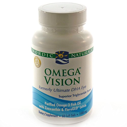 Bundle - 2 Items: 1 Bottle of Omega Vision By Nordic Naturals - 60 Softgels and 1 VDC Pill Box