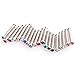 ShungHO 20pcs Colorful Stainless Steel Rhinestone Nose Studs Rings Bars Piercing
