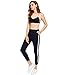 SweatyRocks Women's Drawstring Waist Striped Side Jogger Sweatpants with Pockets (Small, Navy#1)