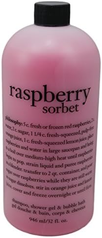 Philosophy Raspberry Sorbet Shampoo, Shower Gel &amp; Bubble Bath 32 oz / 946 ml
