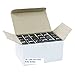 Dimes 5 ML Clear Glass Roller Bottles with Glass Roller Balls and Black Caps for Essential Oils, Perfumes (24 Pack)