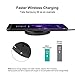 Wireless Charger, Nillkin Ultra Compact Qi 10W Fast Wireless Charging Pad fit Samsung Galaxy S9/S8/S7, Note 8/5, 5W Charging fit iPhone Xs Max/XR/XS/X/8/8 Plus, Pixel 3/3 XL and More