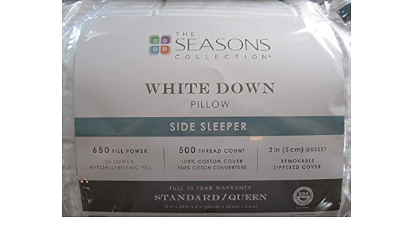 seasons down pillow
