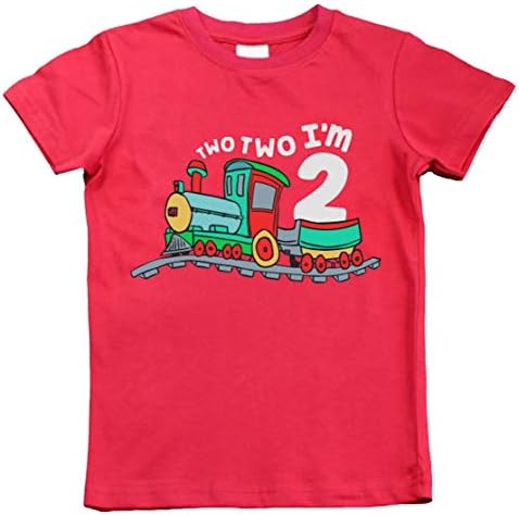 Unordinary Toddler 2nd Birthday Shirt boy Chugga Chugga Two Two