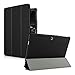 kwmobile Case Compatible with Samsung Galaxy TabPro S W700 / W703 - PU Leather Smart Cover Protective Tablet Case with Stand - Black