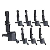 ENA Set of 8 Straight Boot Ignition Coil Pack