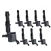 Pack of 8 Straight Boot Ignition Coils for Ford Expedition Explorer F-150 Super Duty Mustang Lincoln Mountaineer 4.6l 5.4l 6.8l DG511 C1541 FD508 primary