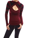 PattyBoutik Strips Crew Neck Long Sleeve Sweater Knit Tops