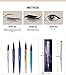 UCANBE 5pcs/set Glitter Diamond Eyeliner Makeup Pencil,Waterproof Shimmer Metallic Sparkling Pigmented Eyeshadow Eye Liner Pen Bundle Kit