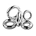 5 Size Stainless Steel Ball Scrotum Metal Penis Cock Ring Delay Sex Toy Men (34mm)