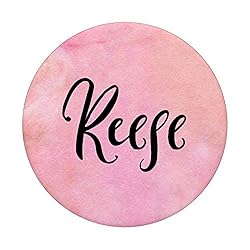 Reese name Black on Pink - Reese