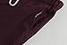 Janmid Men's Linen Casual Classic Fit Short (L, Wine Red)