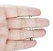 ORAZIO 3 Pairs Stainless Steel Magnetic Stud Earrings for Womens Mens Non Piercing Cubic Zirconia 4-8mm