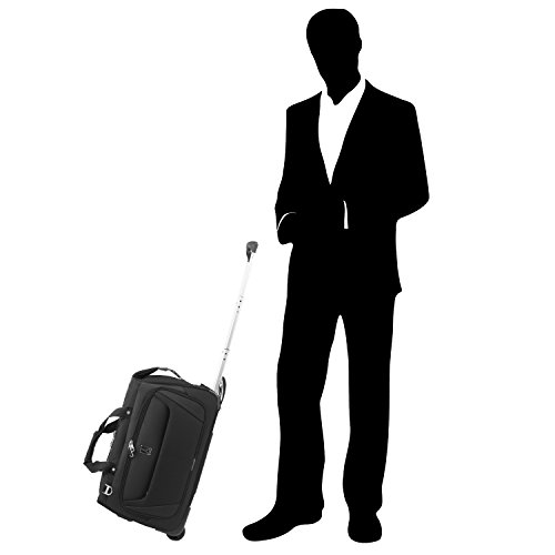 Travelpro Maxlite 5 CarryOn Rolling Duffel Bag, Black, 20Inch