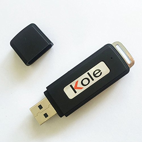 2 In1 Spy Digital Voice Recorder Black USB 8gb Flash Drive - Best Spy Voice Recorder for Meetings, Pen Drive Digital Audio Voice Recorder 96 Hours