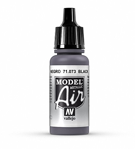 Vallejo Black Metal Paint, 17ml