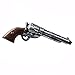 Metal Pistol Revolver Gun Cabinet Pull Drawer Handle Knob