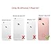 ULAK Compatible with iPhone 8 Plus/iPhone 7 Plus Case Clear, Slim Fit Soft TPU Transparent Back Cover with Shock Absorption Bumper Corners Anti-Scratch for iPhone 7 Plus/8 Plus 5.5 inch, Clear