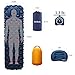 HuTools Sleeping Pad for Camping with Pillow Inflatable Sleeping Pad for Backpacking Inflatable Camping Mattress for Sleeping Bag Pad Camping Pad for Travel & Hiking Pump Sacks Included