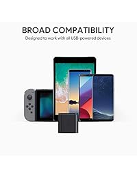 Aukey Cargador de pared USB con Dual Carga Rápida 3.0 puertos para Smartphones