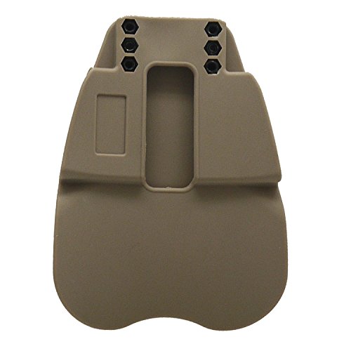 Ultimate Arms Gear Tan 2 Pack of 4-Round Shotgun Ammo Shot Shell Cartridge Hunting Carrier Competition Tension Holder Holster Belt Paddle Fits 12 GA Gauge, Mossberg 500/590/835/Maverick 88 - Thumbnail 5