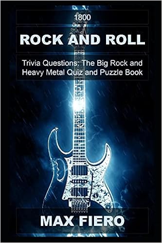 1800 Rock And Roll Trivia Questions The Big Rock And Heavy Metal Quiz And Puzzle Book Fiero Max 9798716139589 Books Amazon Ca