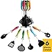 Klee 6-Piece Colorful Nylon Kitchen Utensil Set with Stand