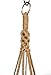 Basketball Holder,Longer Macrame Plant Hanger Hanging Planter Hanging Net Basket Hemp Rope 52 Inch for 10 inch Pot, Pot and Plant Excluded (8LEGS)