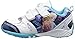 Disney Frozen Elsa and Anna Athletic  Sneaker, White/Blue, 10 M US Toddler