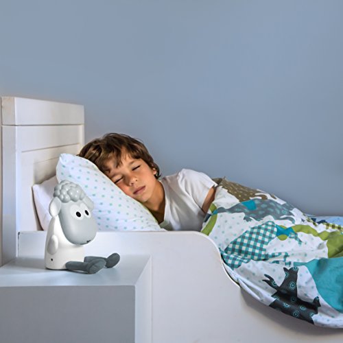 Zazu Kids Fin Portable Reading and Nightlight, Grey