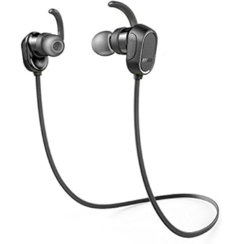 Anker SoundBuds Wireless Headphones - Sweatproof, Magnetic In-Ear Sport Earbuds with 8-Hour Playtime and Noise Cancellation, Secure Fit Bluetooth Headset for Running, Workout and Gym