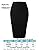 makeitmint Women's Back Slit Comfy Ponte Pencil Office Midi Skirt [11 Colors]