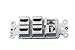 RiteAV - 4 Port HDMI 1 Coax Cable TV- F-Type 1 Cat6 Ethernet White Wall Plate Decorative