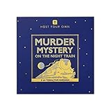 Murder Mystery Party Christmas Party Games Family Christmas Games for Adults & Kids Fun Guessing Games Train Theme 5-13 Players