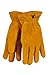 G & F 5013M JustForKids Kids Genuine Leather Work Gloves, Kids Garden Gloves, 4-6 Years Old primary