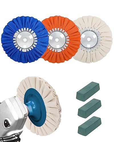 KingTool Airway Buffing Wheel Kit - 3PCS