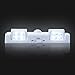 Under Cabinet Lighting with 8 LED 90° Rotation Battery Powered Led Lights Stick-Anywhere Wireless Closet Light for Hallway, Bathroom, Bedroom,Closet (White - Pack of 3)