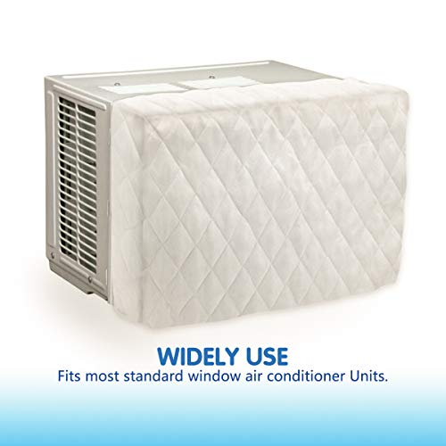 Air Jade Beige Quilted Indoor Cover for Window Air Conditioner (28'' x20'' x 4'')