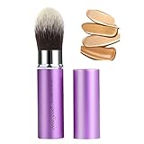 vela.yue Retractable Kabuki Brush Face Pointed Foundation Makeup Brush