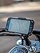 Dogo Cruiser: with SecureLock Technology Universal Motorcycle Phone Mount - Fits iPhone X, 8, 8Plus, 7, 7Plus, 6s, 6s Plus | Galaxy S8, S7, S6 | LG or HTC - Wind Resistant up to 150MPH