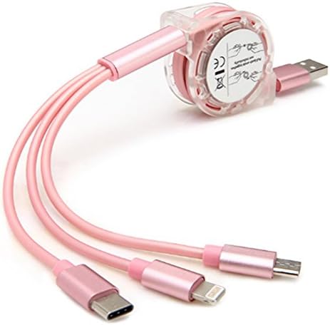 Usb Charging Line For Apple's Android Type-c Phone (Rose Gold)