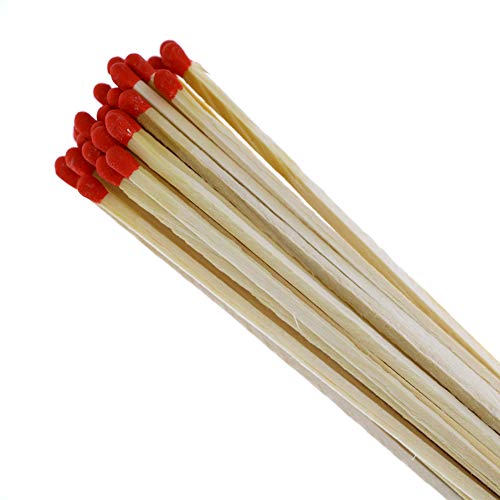 Long Wooden Fireplace Matches for Candles, Camping, BBQ Grilling 11