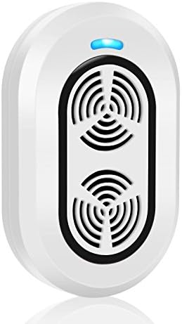 Ultrasonic Pest Control Electronic Plug In Pest Repeller Indoor Pest Repellent Effective for bug Insects cockroaches/Mouse/Flies/Ants/Spiders,Safe for Humans &amp; Pets (type2)