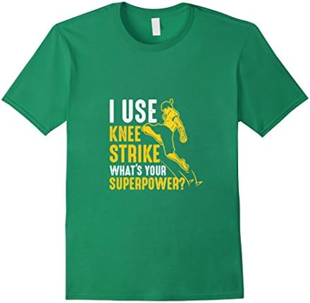 Men's I Use Knee Strike Muay Thai T-shirt XL Kelly Green