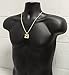 Gold & Iced Out Number 23 Pendant Hip Hop Necklace Jordan